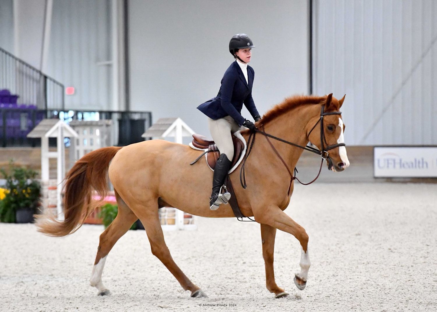 Isabella on Porkchop at the World Equestrian Center in Florida